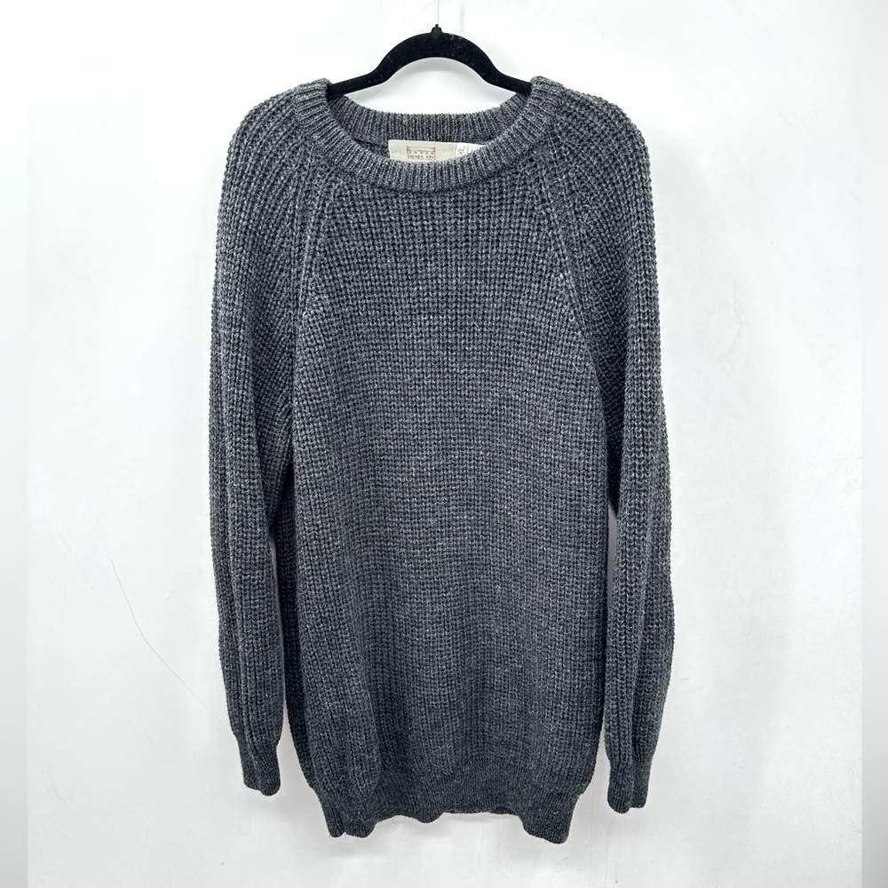 ARAN SWEATER MARKET XL Ireland Wool woman chunky fisherman knit sweater gorpcore